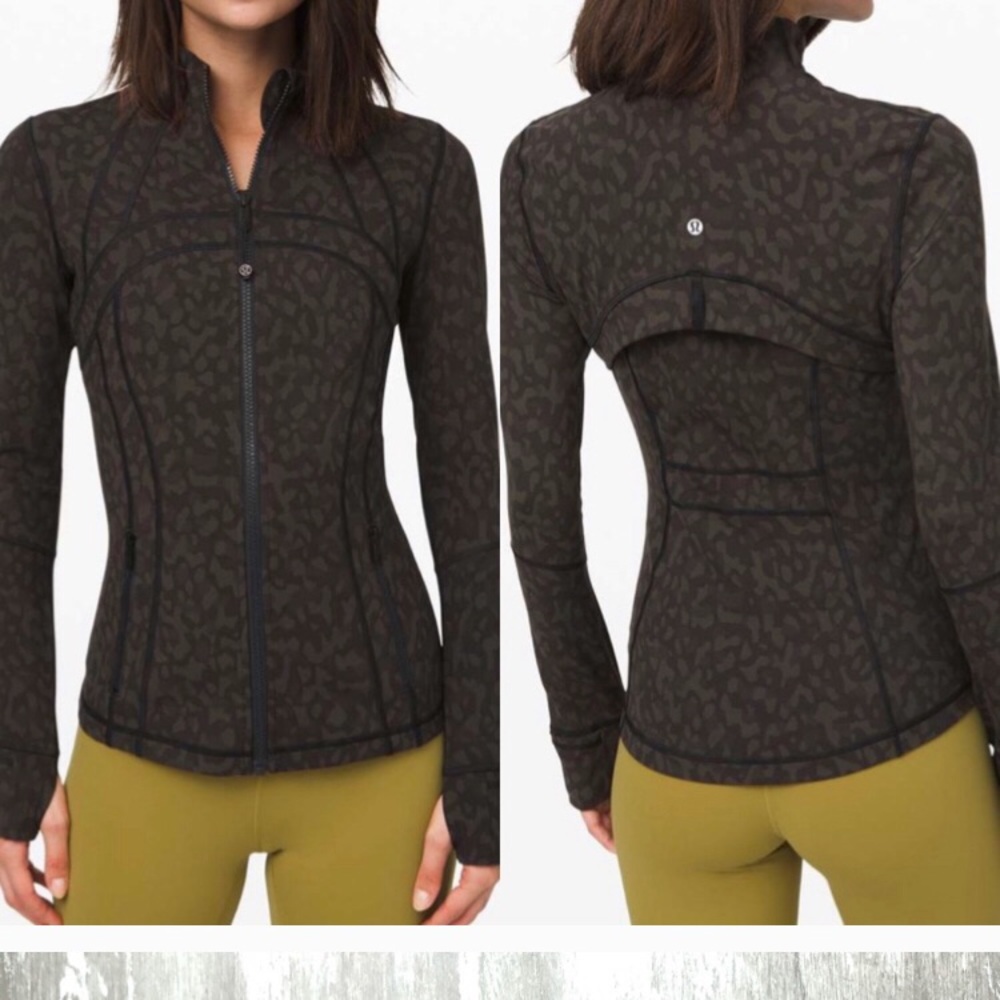 NWT lululemon jacket camo formation evergreen